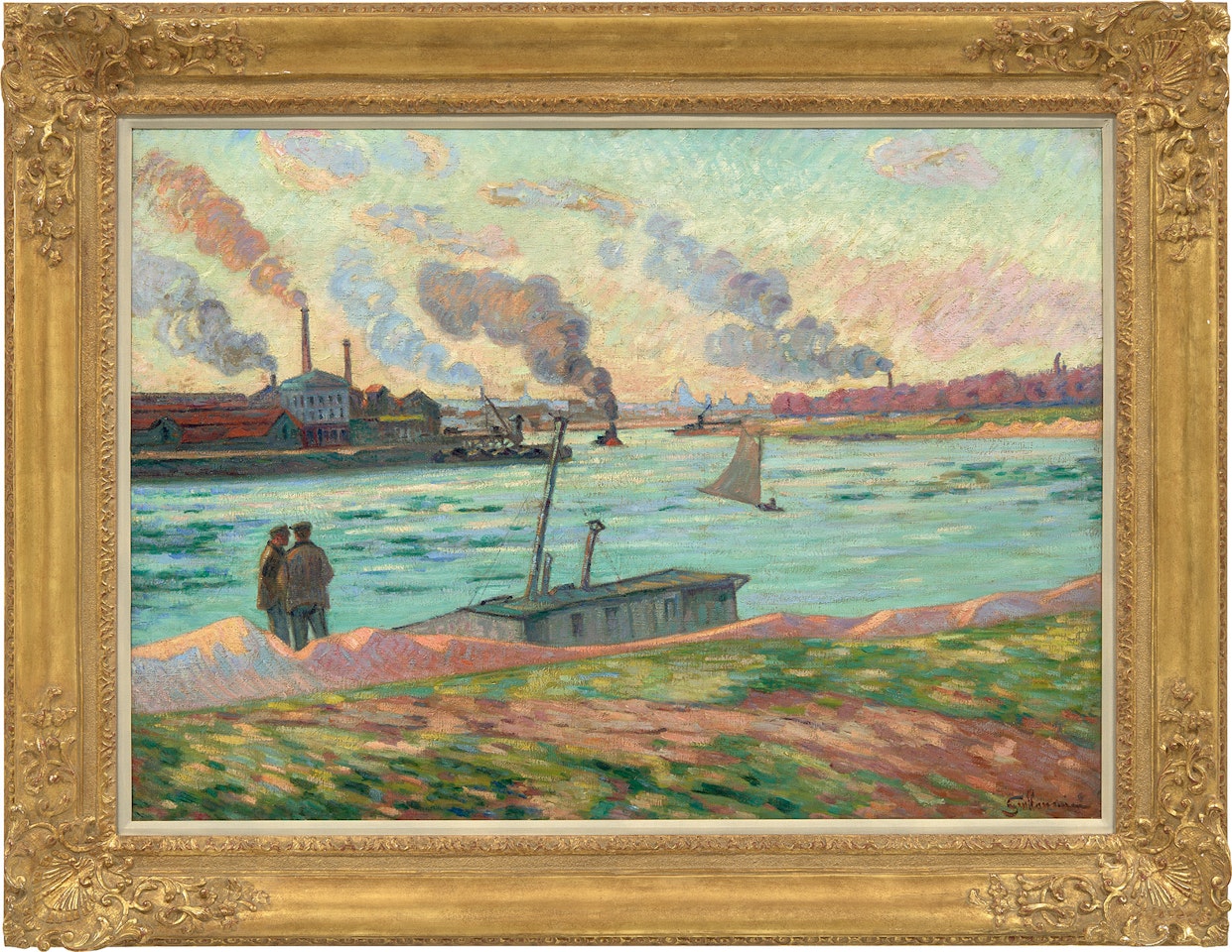 Vue de la pointe d’Ivry by Armand Guillaumin