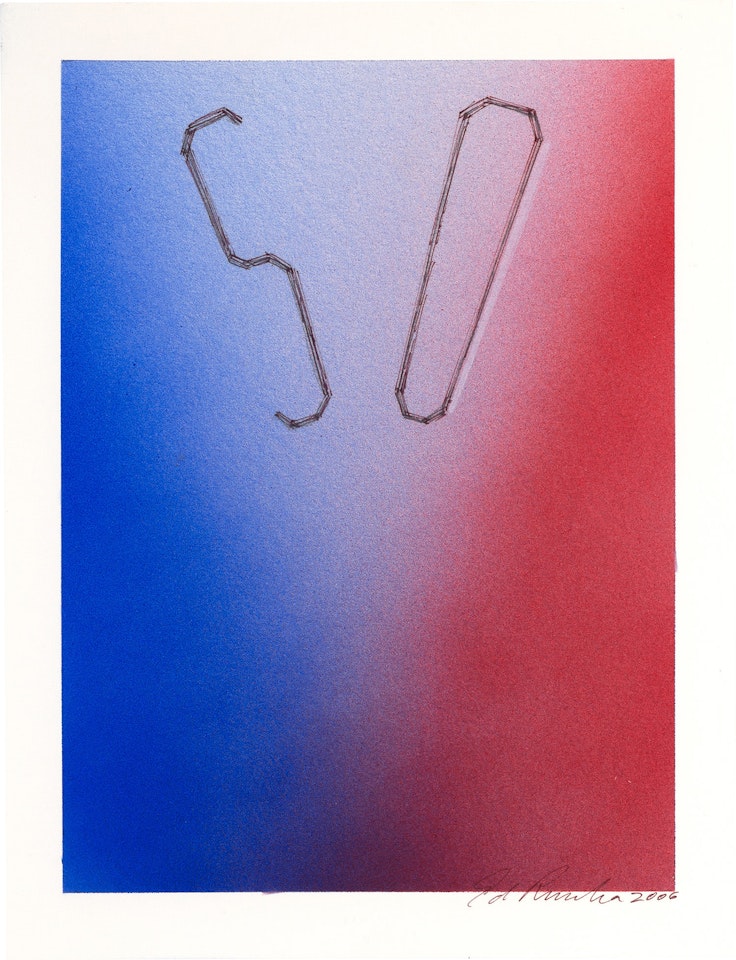 So by Ed Ruscha