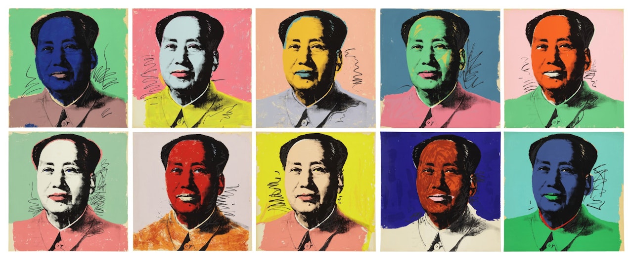 Mao (Feldman & Schellmann II.90-99) by Andy Warhol