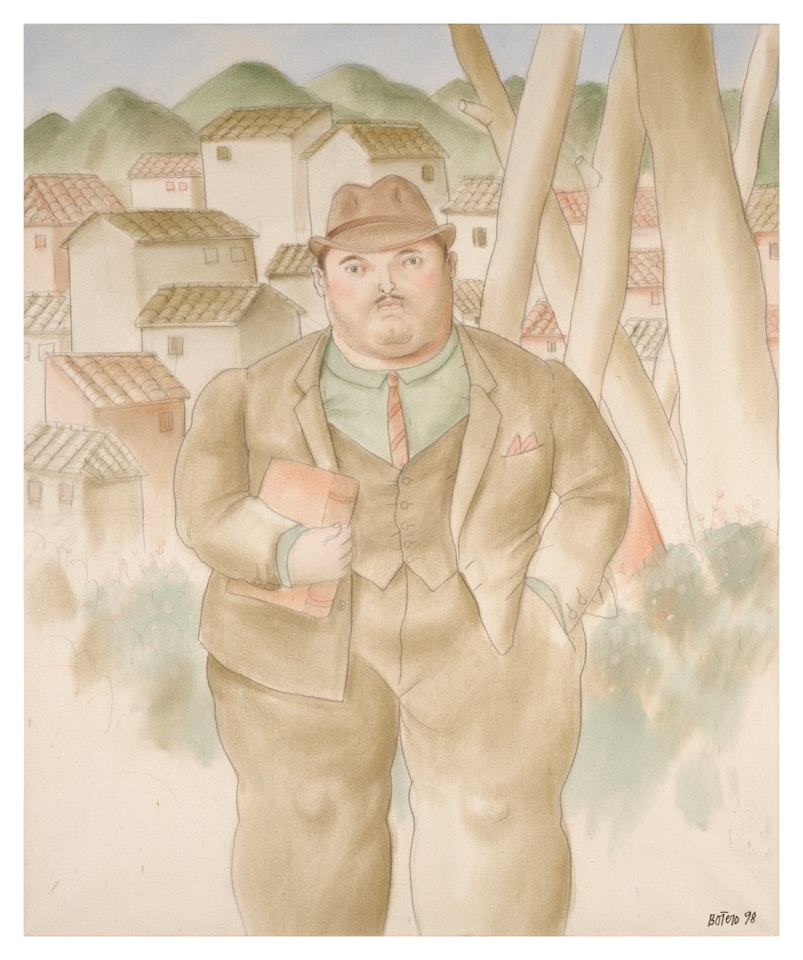 A Lawyer by Fernando Botero