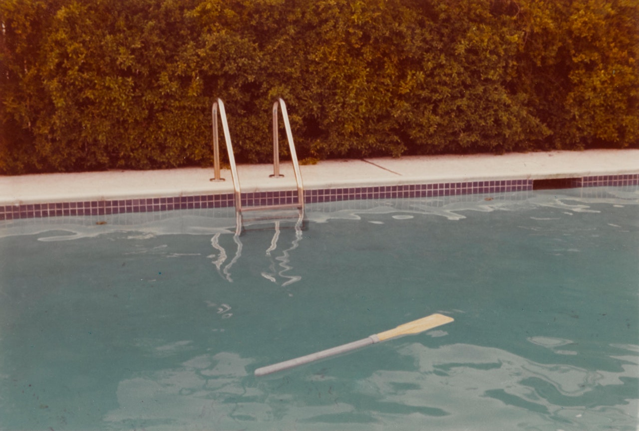 Untitled (Swimming Pool) by David Hockney