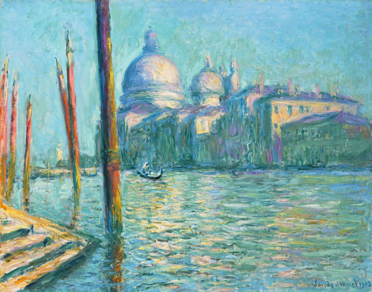 Le Grand Canal et Santa Maria della Salute by Claude Monet