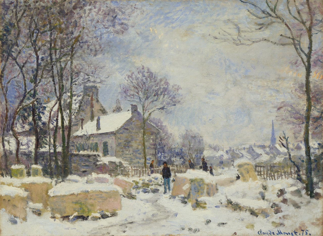 Effets d'hiver à Argenteuil by Claude Monet