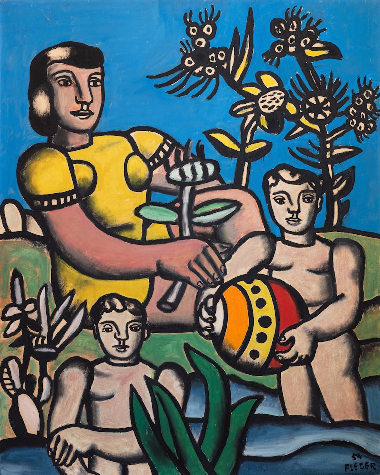Le Campeur, étude by Fernand Leger
