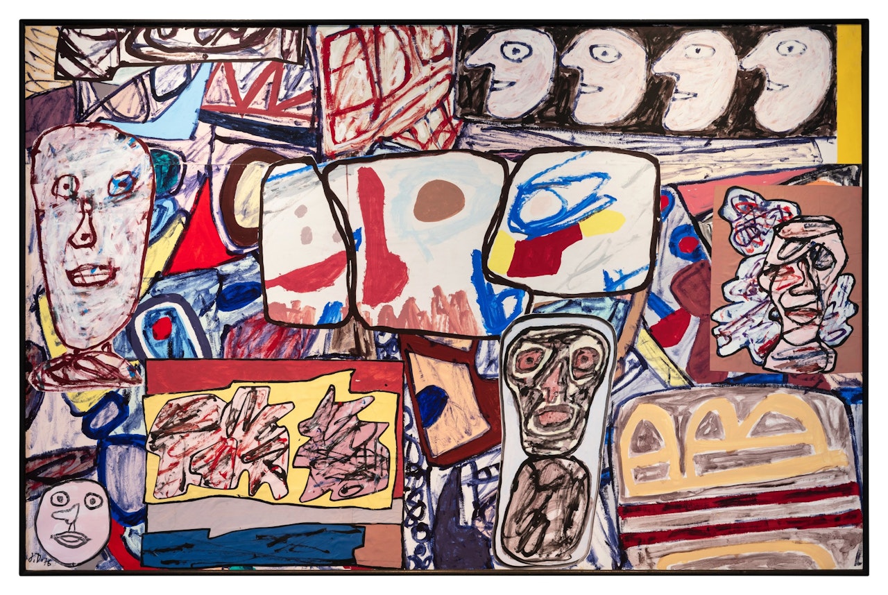 Le Présent se change en passé by Jean Dubuffet