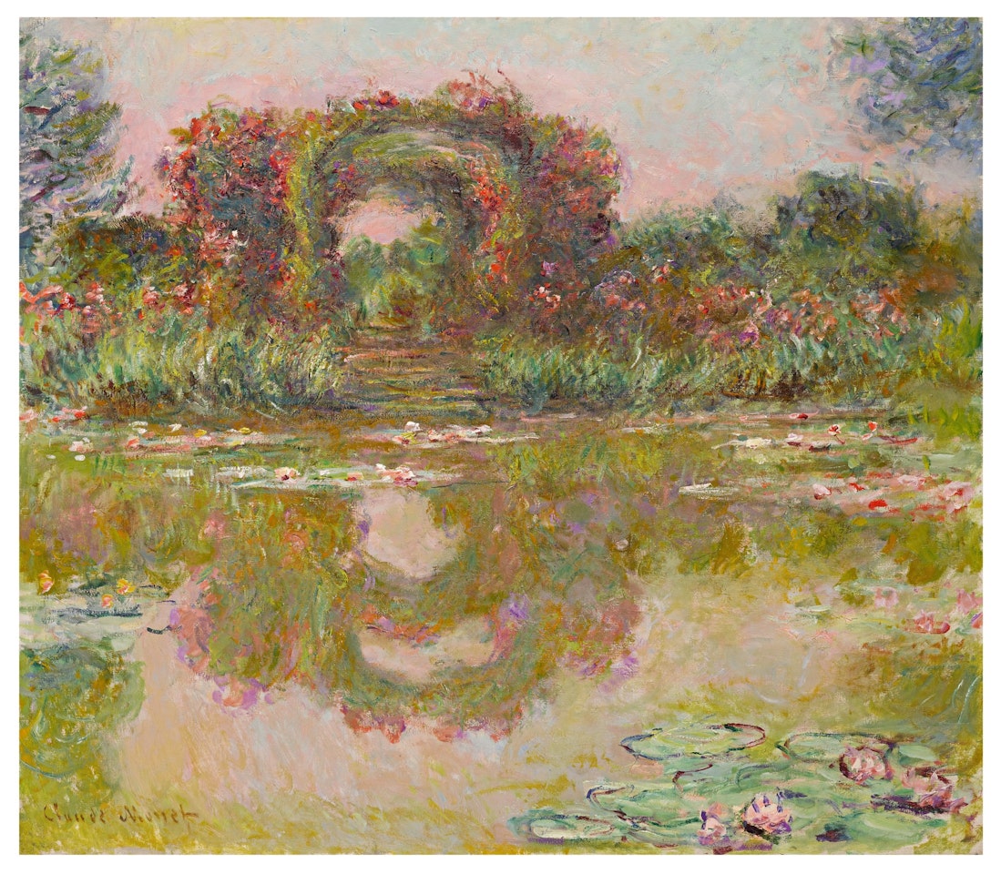 Les Arceaux de roses, Giverny by Claude Monet