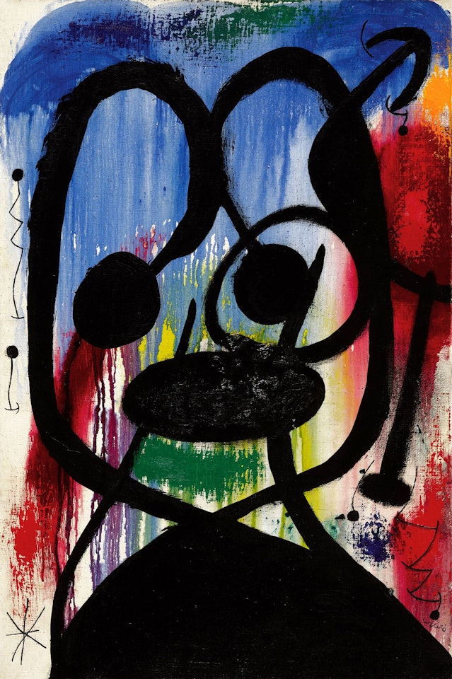 Femme, oiseaux, étoile II by Joan Miró