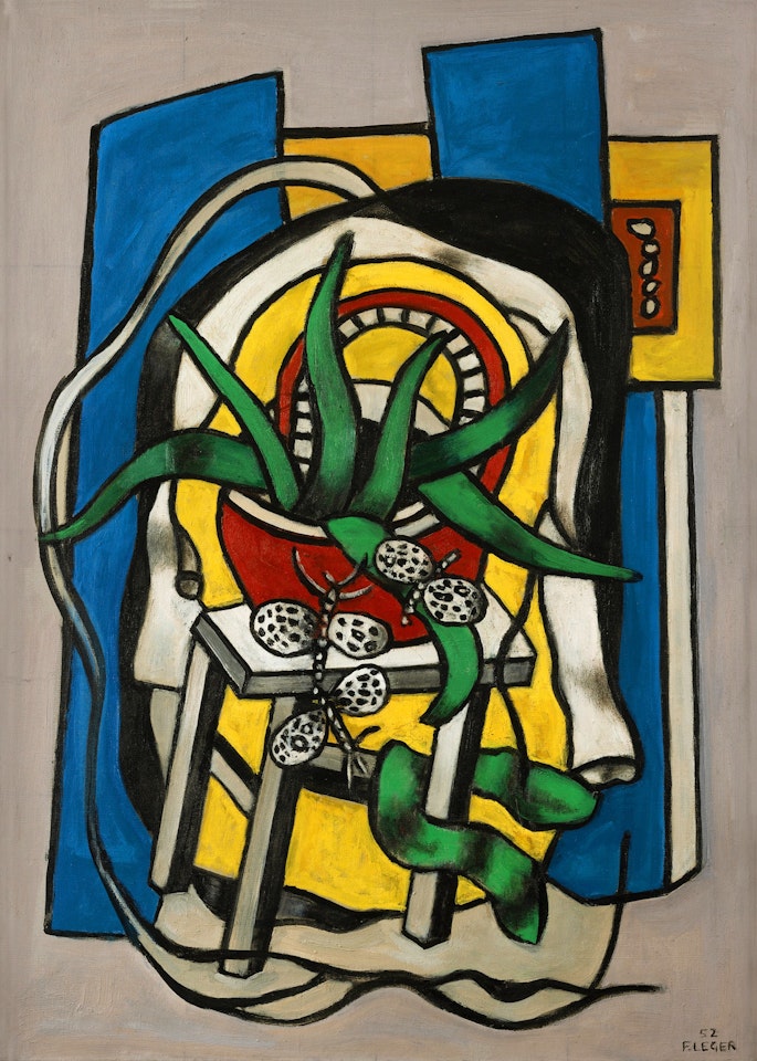 Nature morte aux trois papillons by Fernand Leger