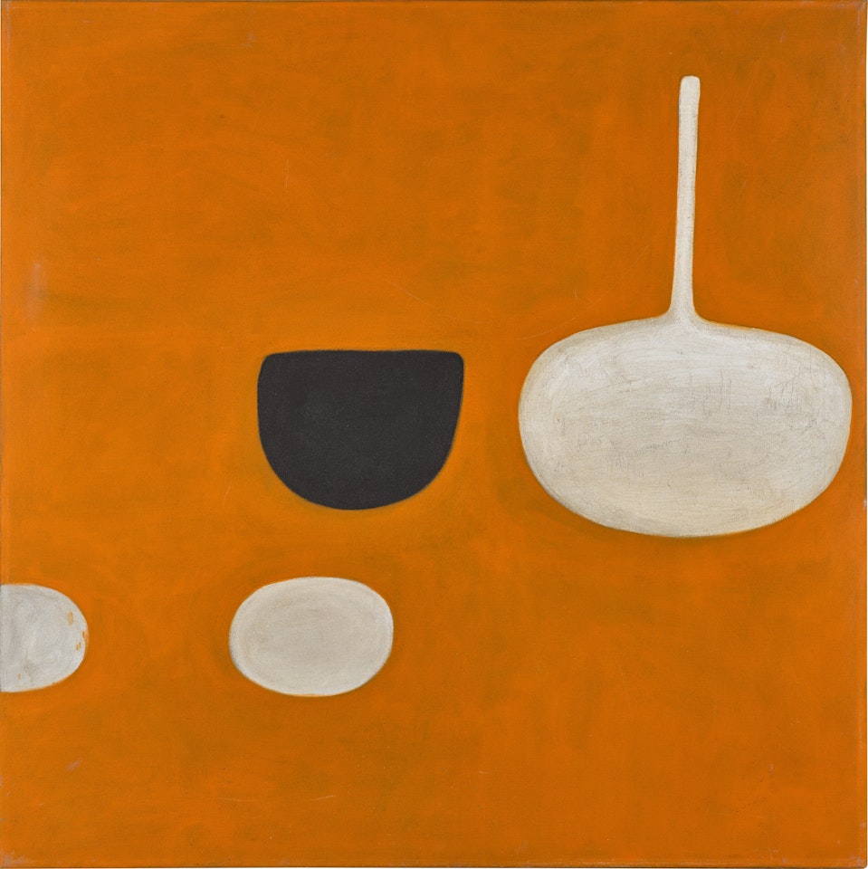 Still Life on Orange by William Scott