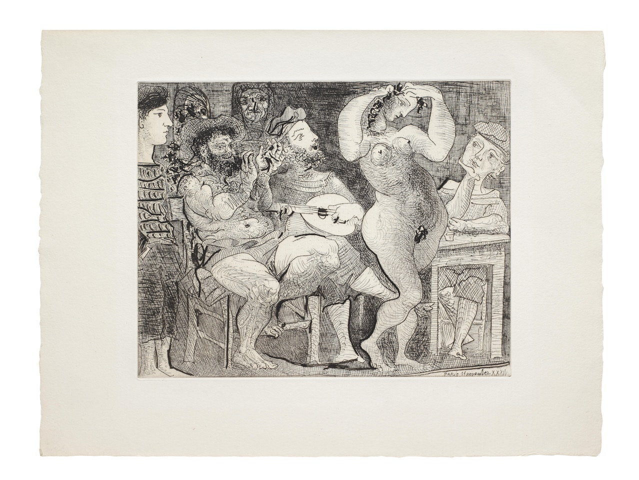 Au Cabaret, 1934 by Pablo Picasso