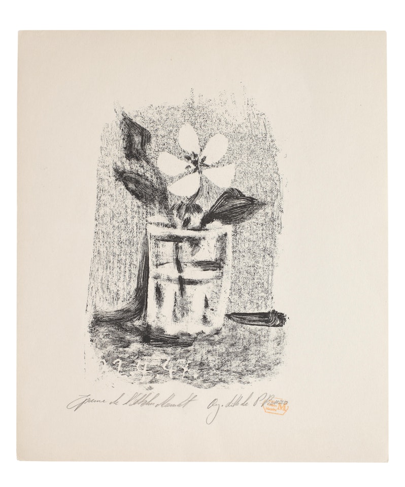 Fleurs dans un Verre; La Petite Pot de Fleurs, 1947 by Pablo Picasso