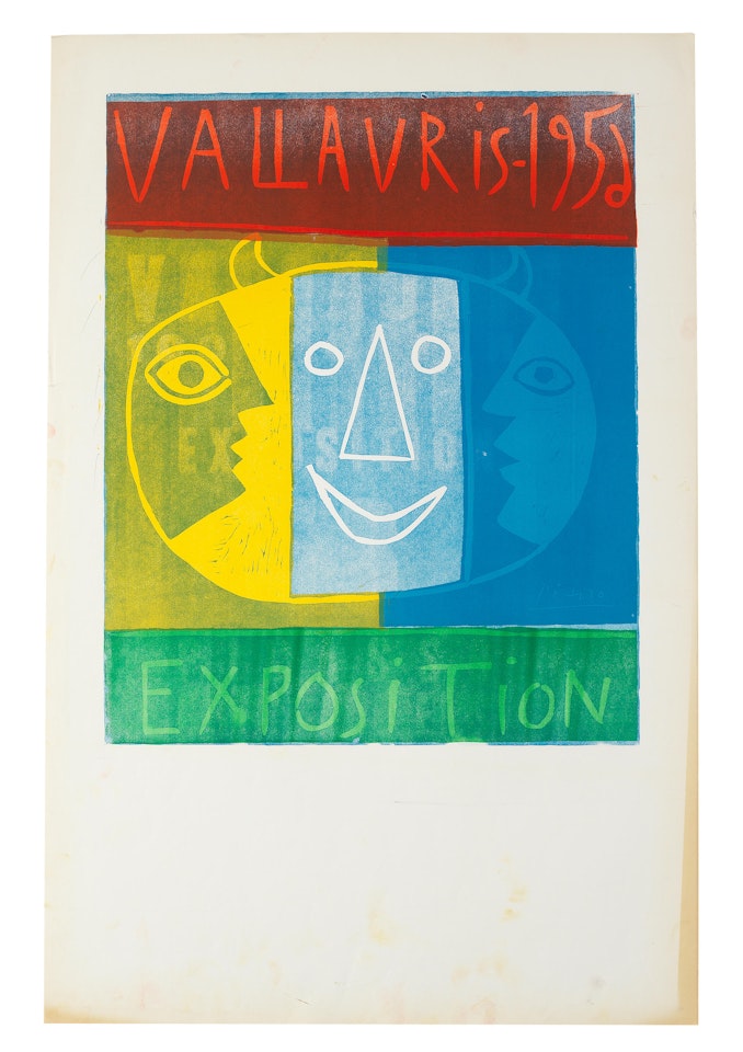 Vallauris Exposition,  (Colour variant) by Pablo Picasso