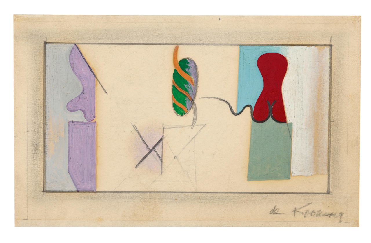 Composition circa by Willem de Kooning