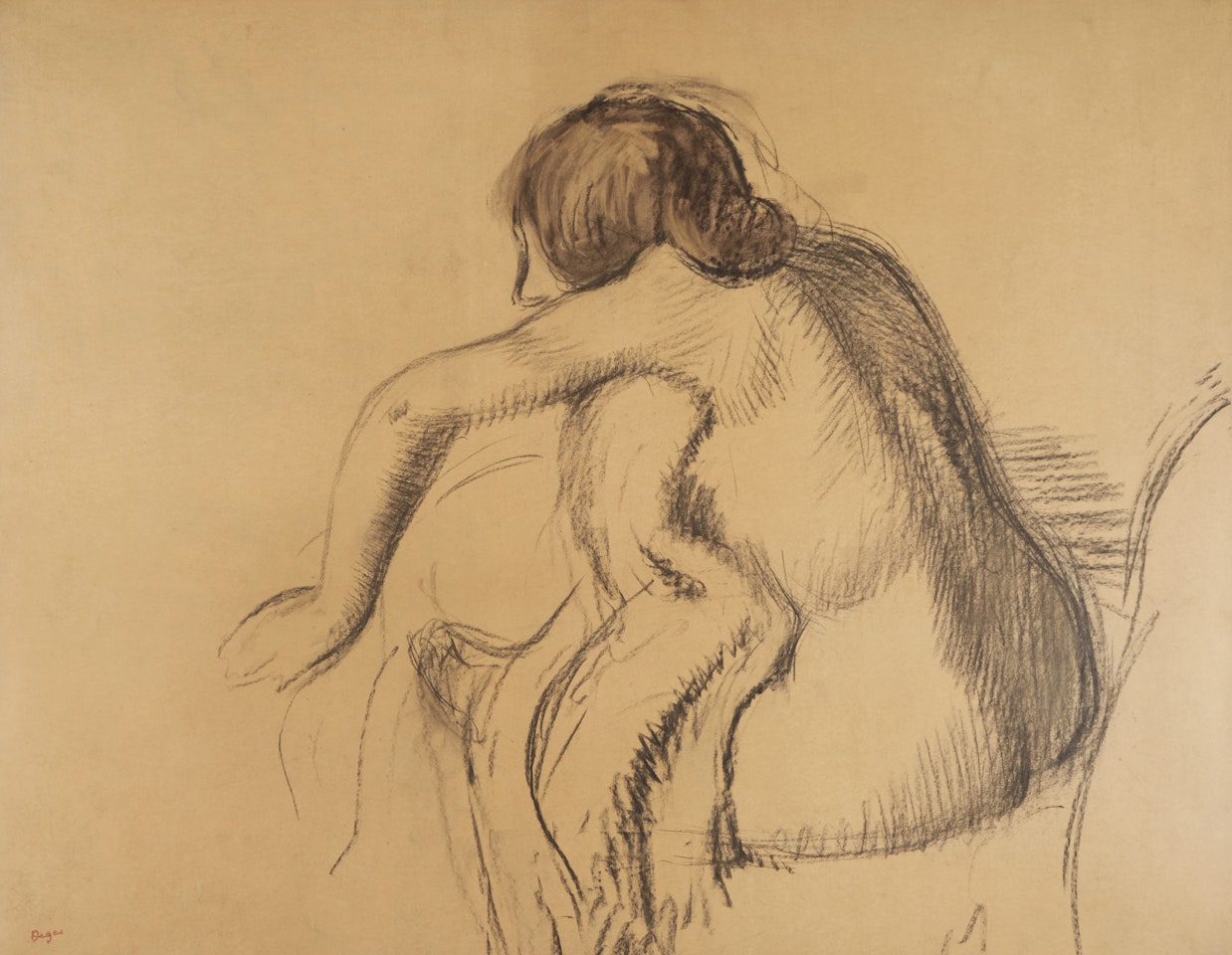 Après le bain by Edgar Degas