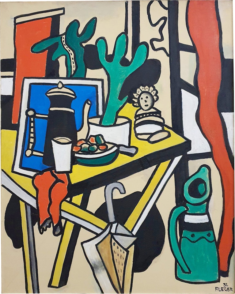 Nature morte au parapluie by Fernand Leger