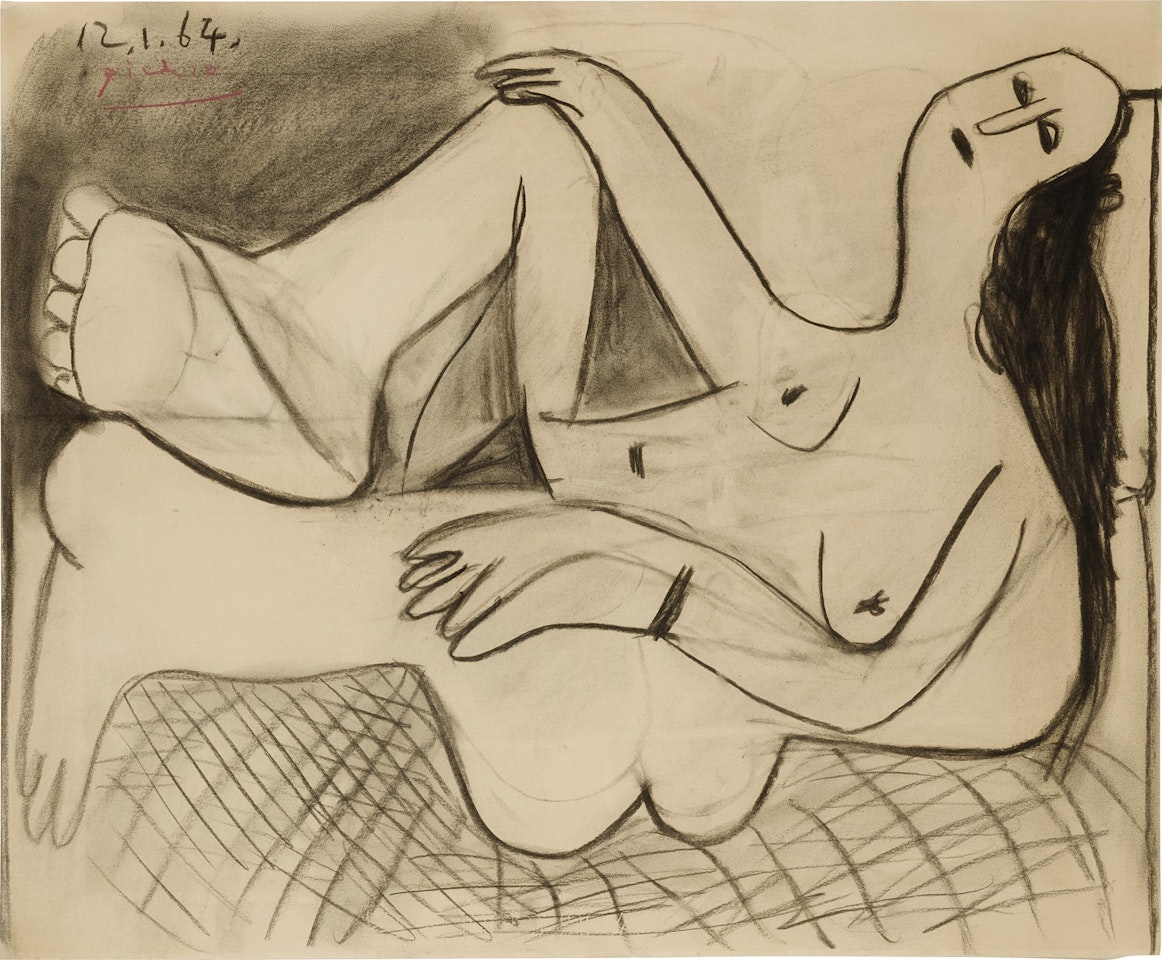Femme couchée by Pablo Picasso