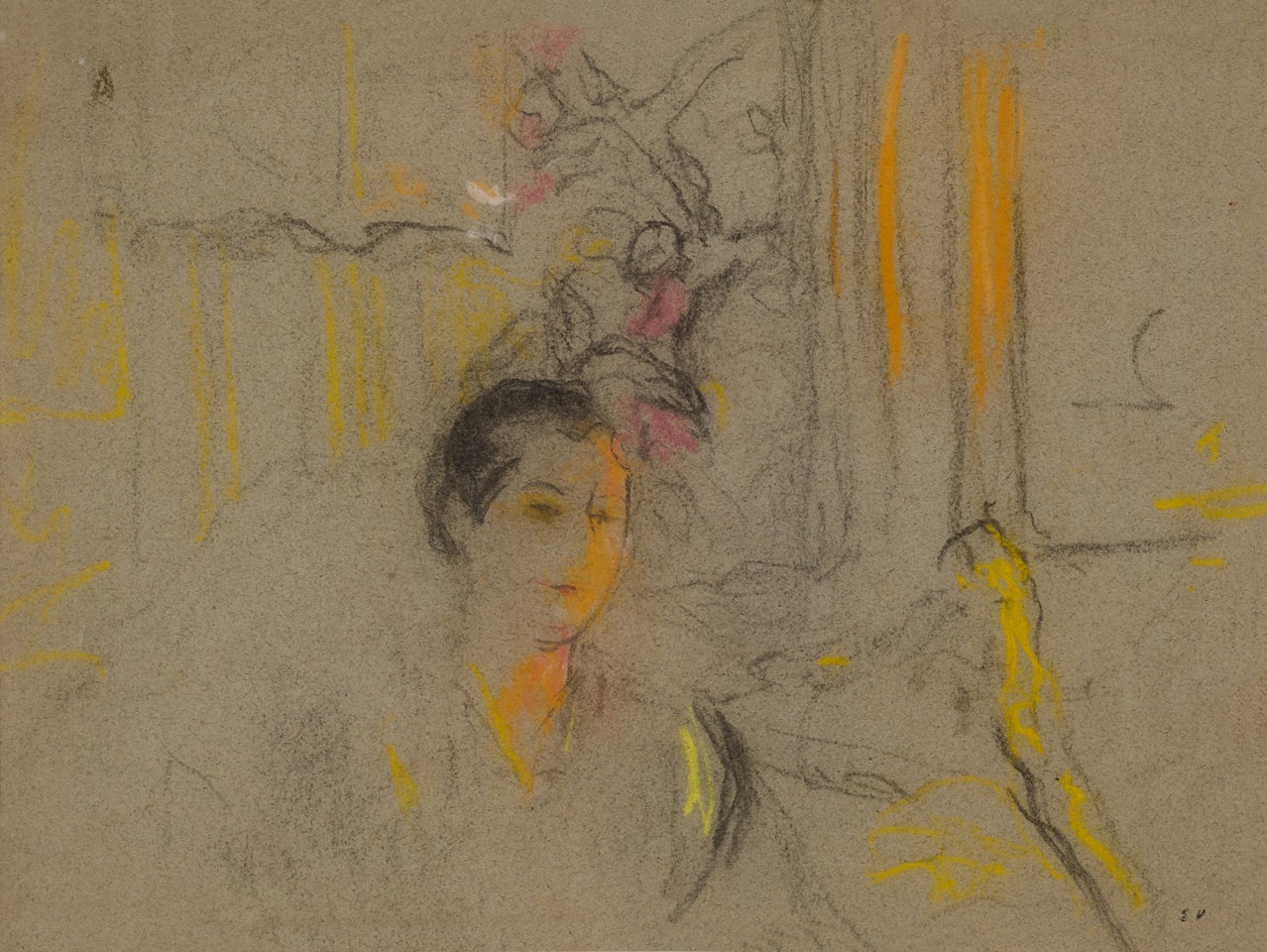 Femme dans un intérieur by Édouard Vuillard