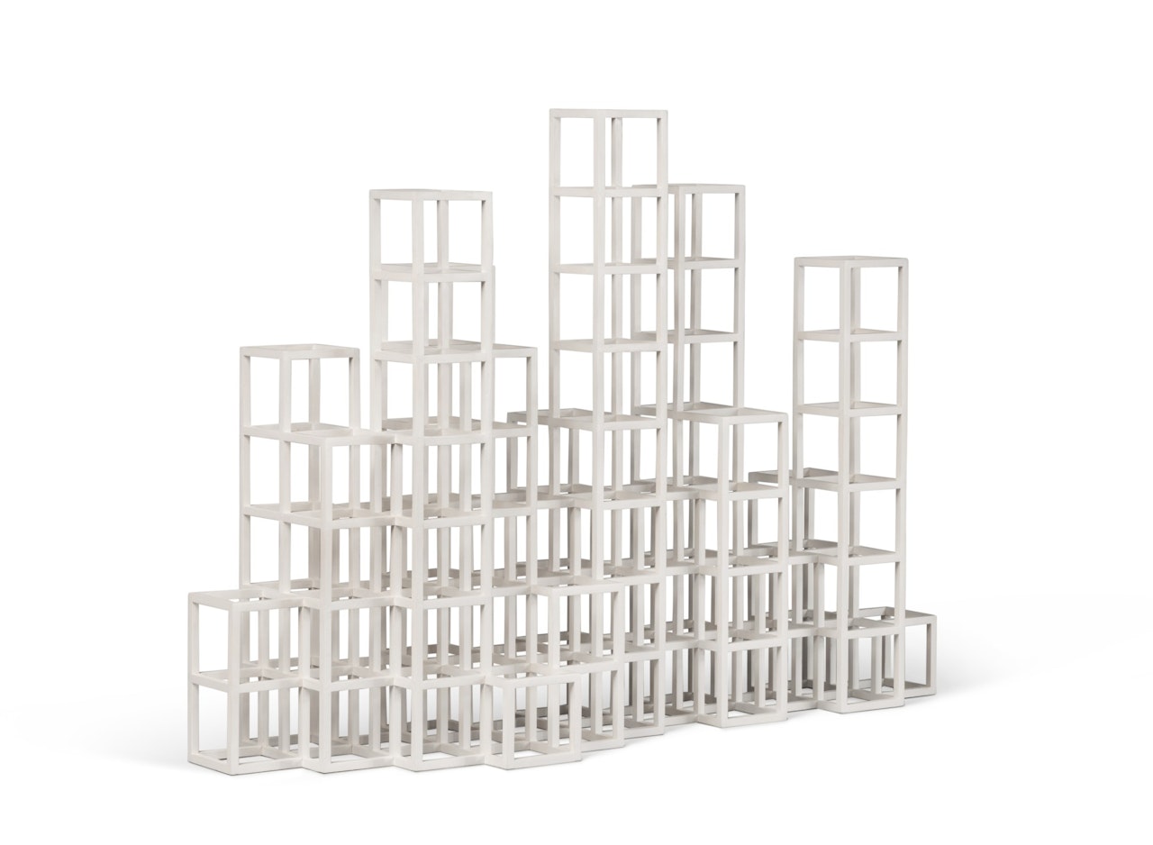 Open Cube Structure by Sol LeWitt