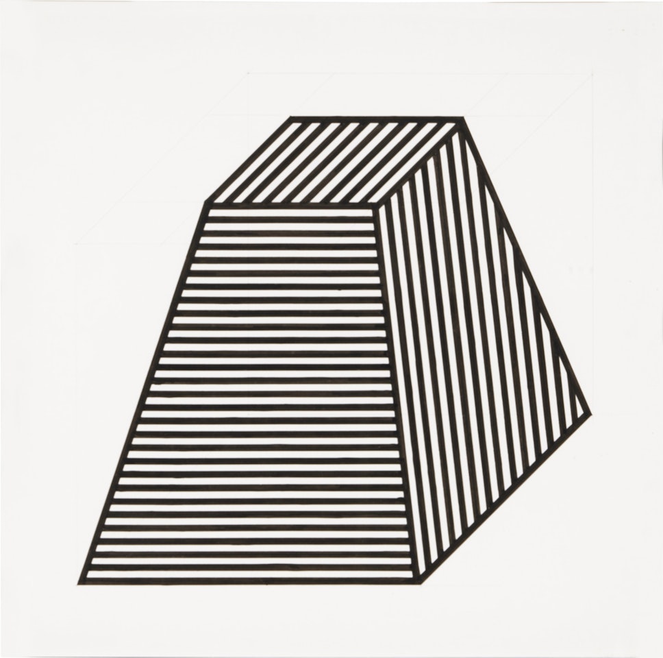 Form Derived from a Cube (Drawing No. 3) by Sol LeWitt