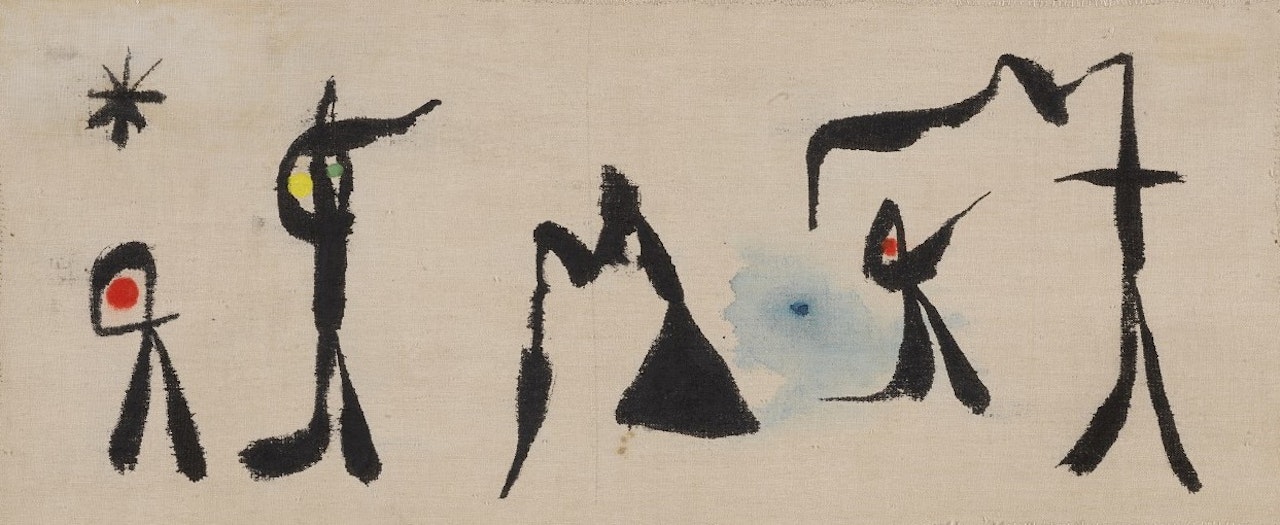 Femmes, oiseaux, étoile by Joan Miró