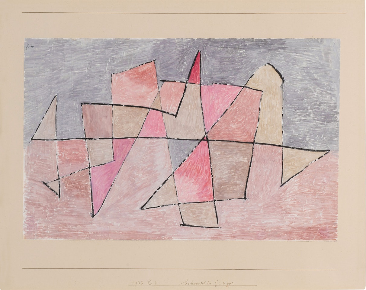 Beherrschte Gruppe by Paul Klee
