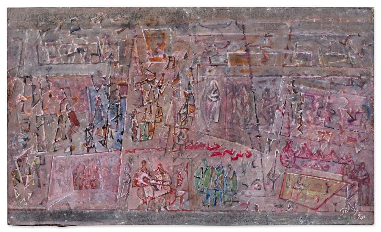 Homage to the Virgin by Mark Tobey