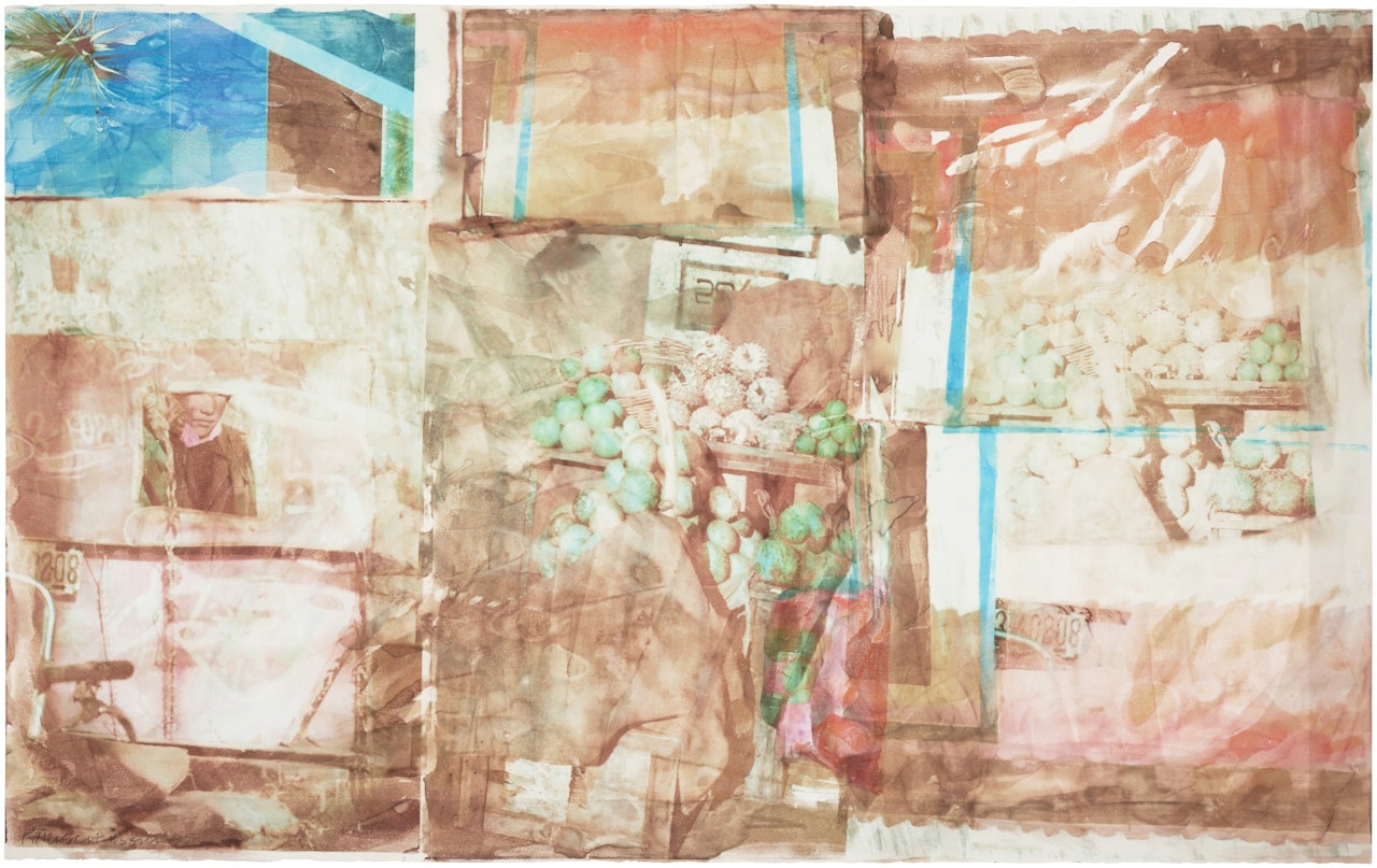 Street Cave by Robert Rauschenberg