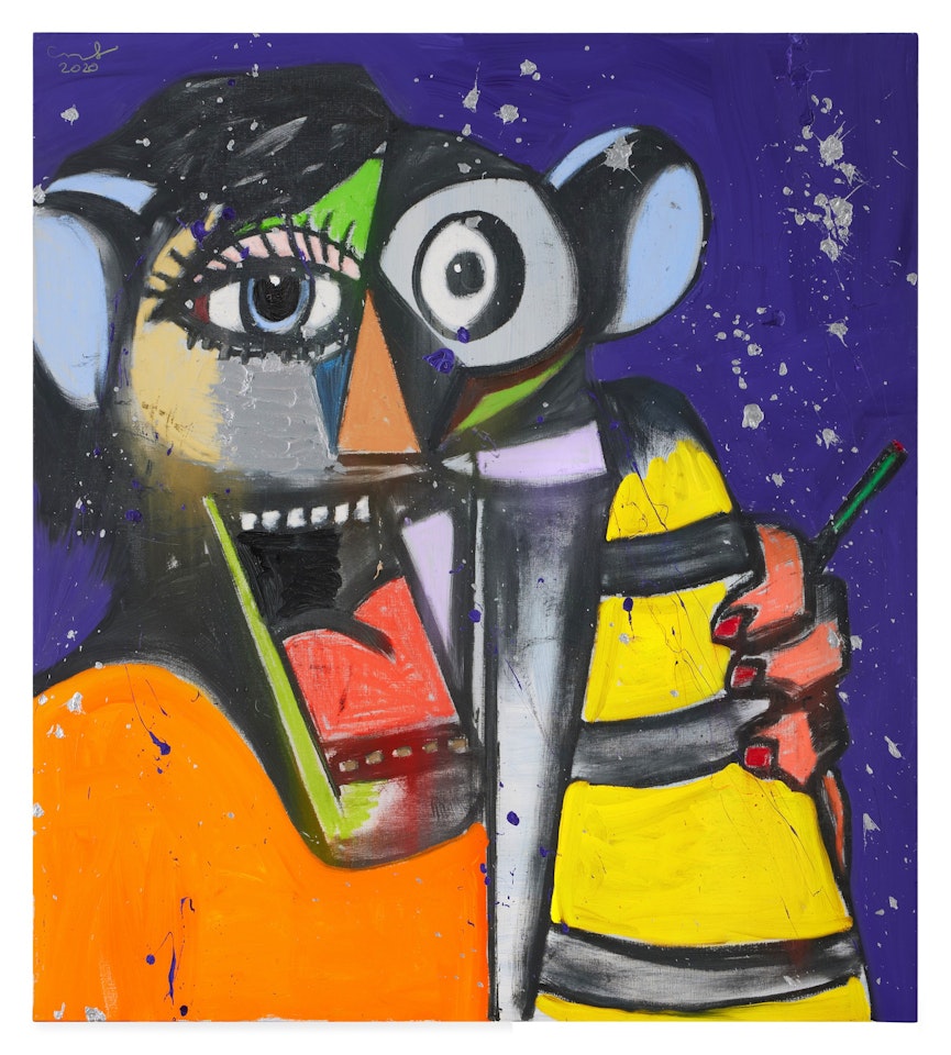 The Screaming Smoker by George Condo