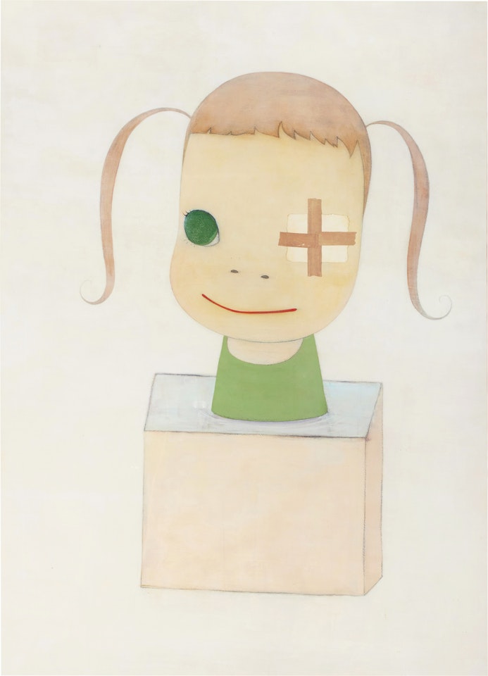 Sorry, Just Couldn't Draw Left Eye! by Yoshitomo Nara