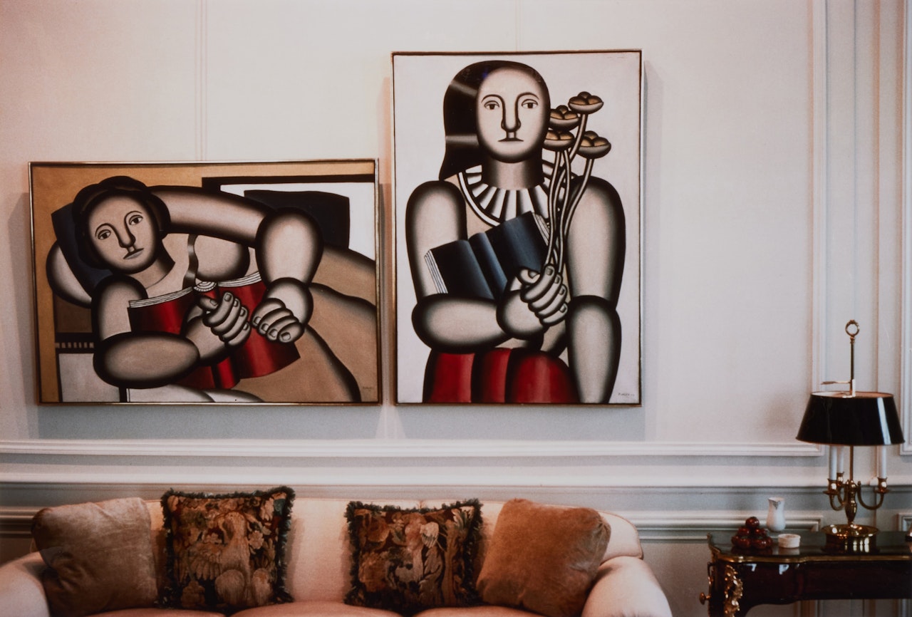 La Lecture, 1924, Femme au Livre, 1924, Positioned together, Tous les Deux, ensemble, New York by Louise Lawler