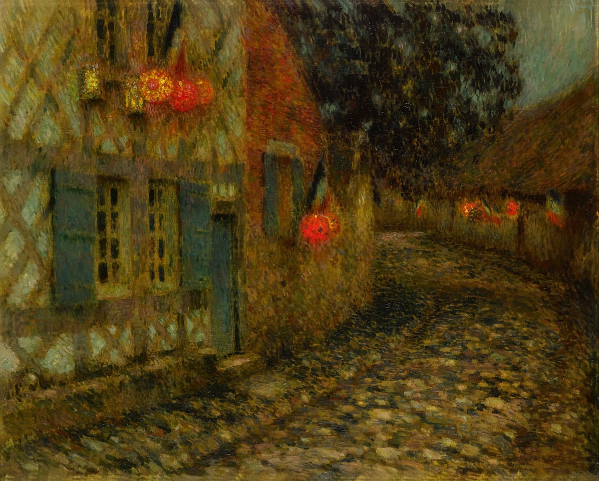 Le 14 juillet by Henri Le Sidaner
