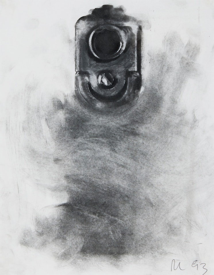 Gun Study by Robert Longo