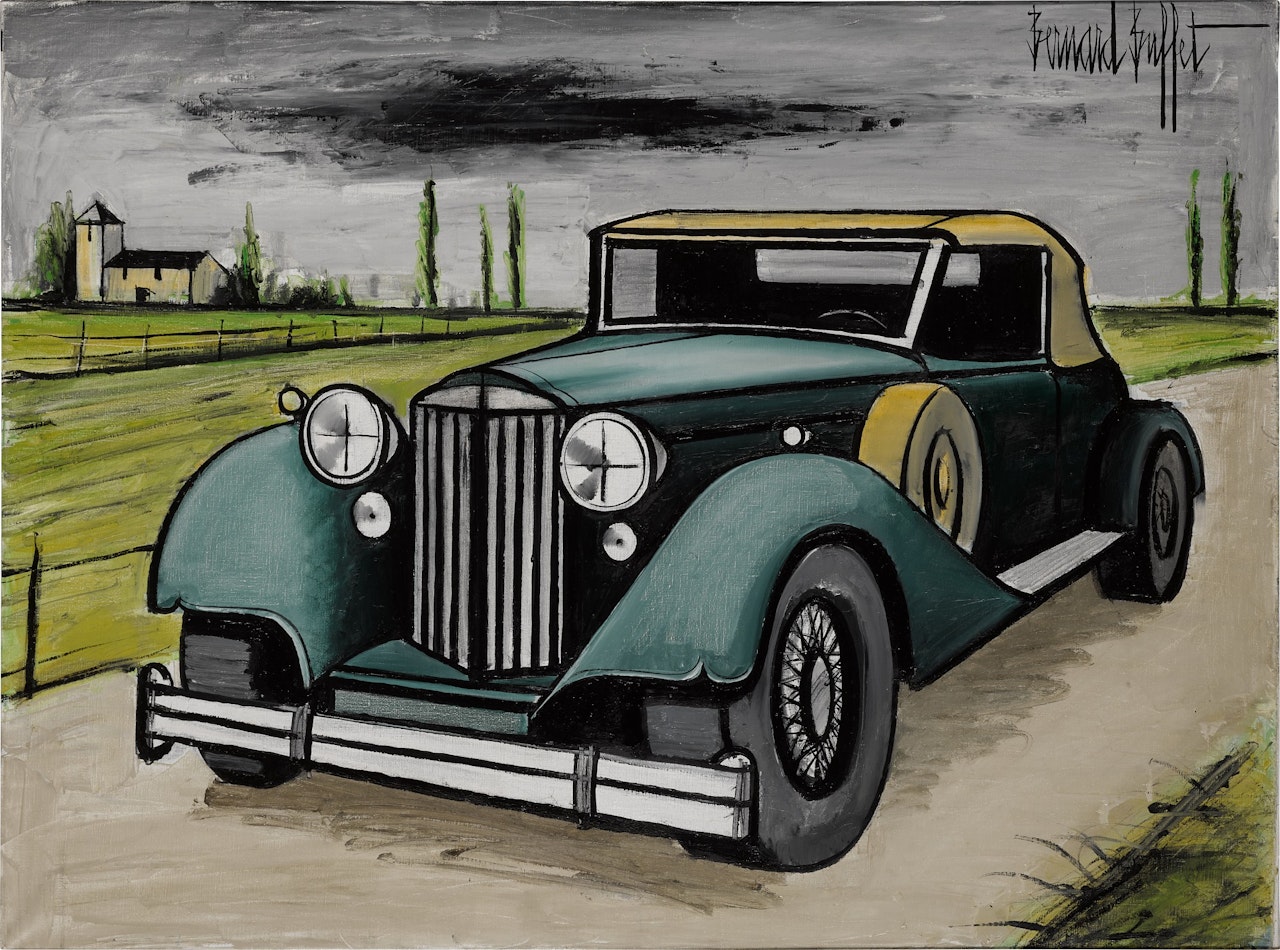 L'Automobile, Packard 1934 by Bernard Buffet
