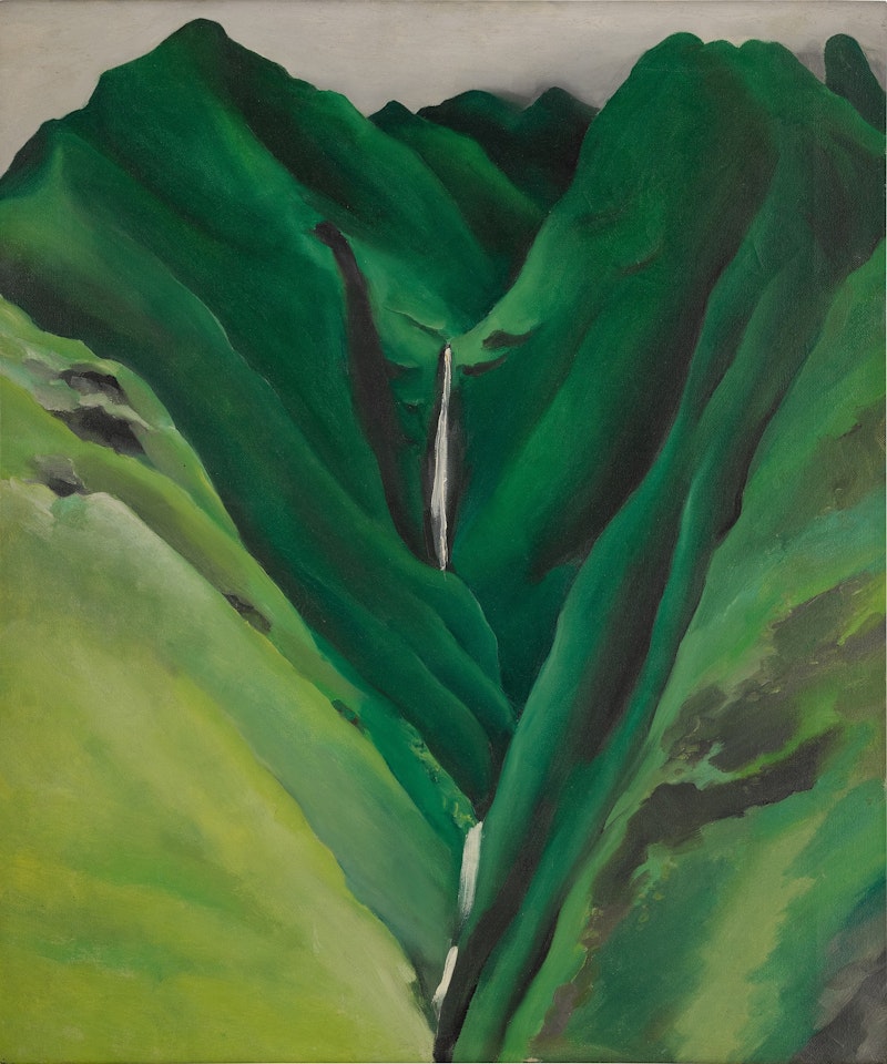 Waterfall, No. 2, Īao Valley by Georgia O'Keeffe