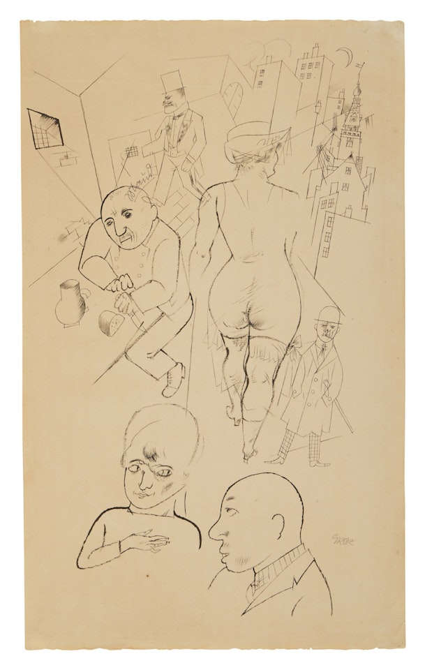 Tragigrotesken des Wieland Herzfelde by George Grosz