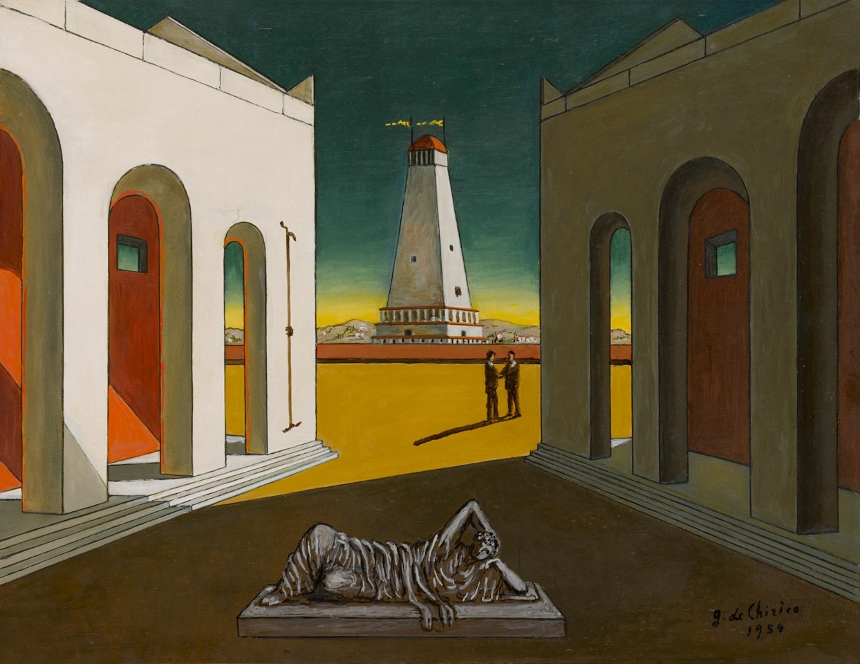 Piazza d'Italia by Giorgio de Chirico