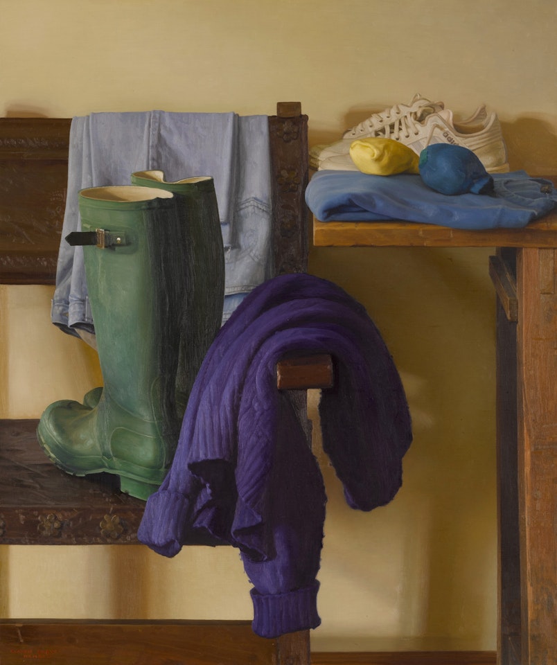 Botas verdes by Claudio Bravo