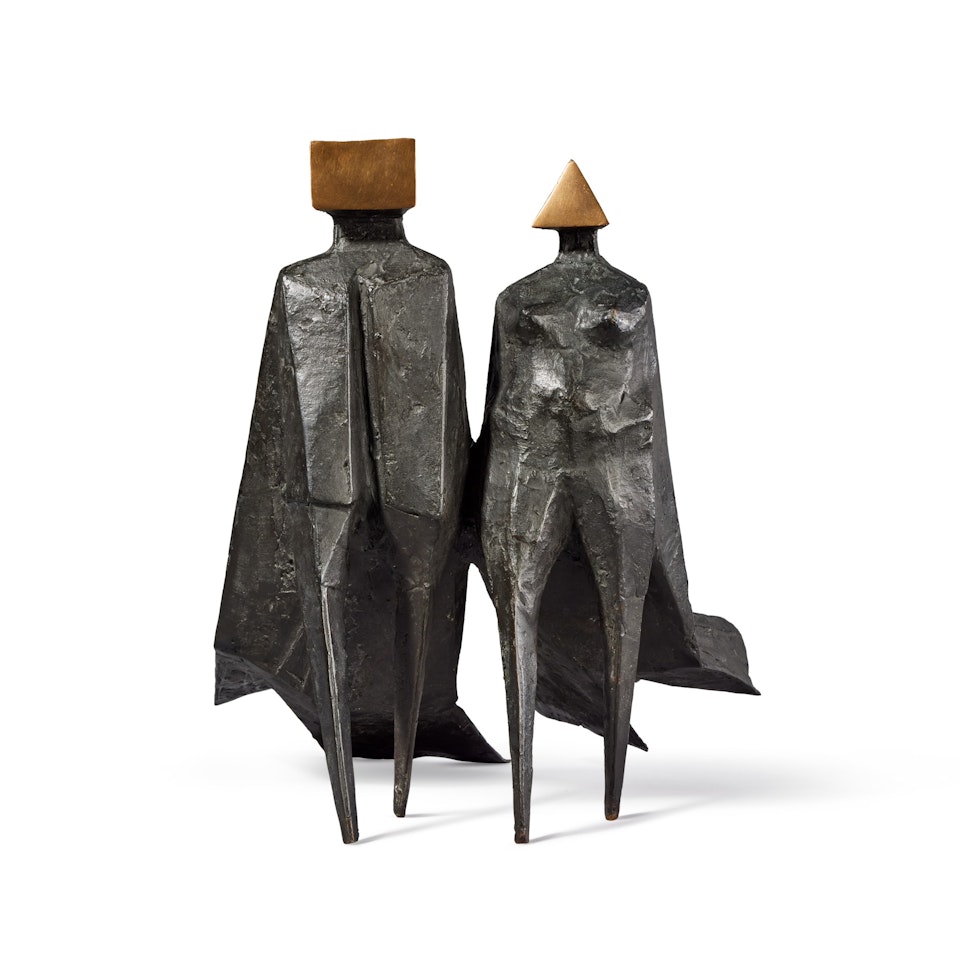 Cloaked Couple IV by Lynn Chadwick