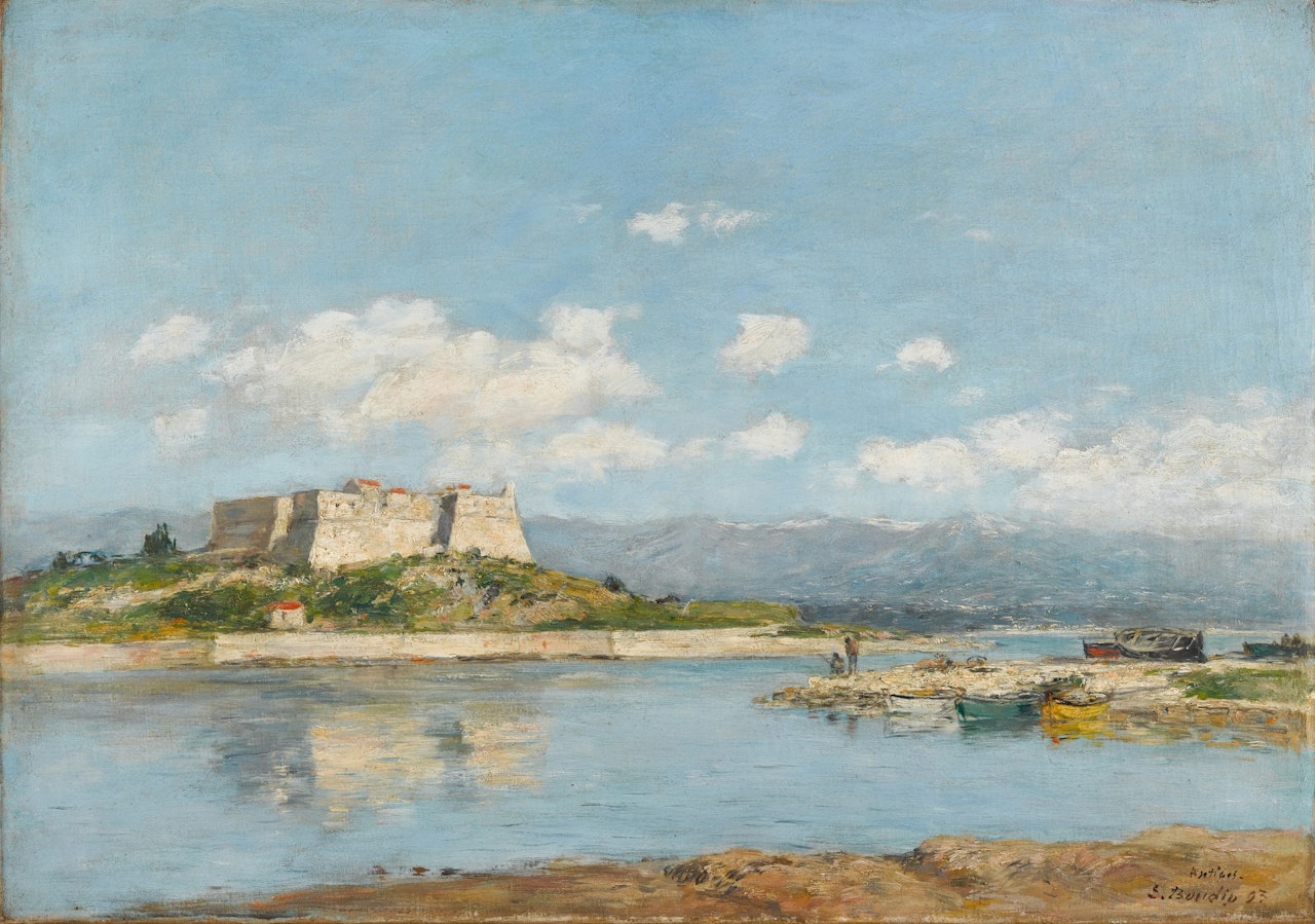 Antibes, Le Fort Carré by Eugène Boudin