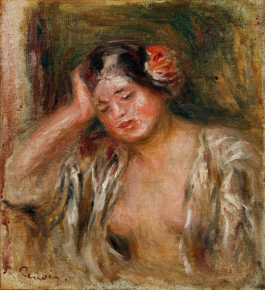 Femme accoudée by Pierre-Auguste Renoir