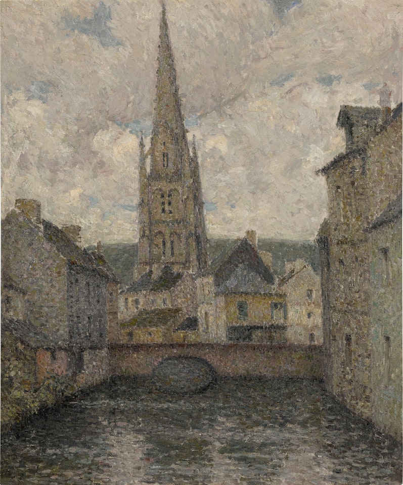 L'Église, Harfleur by Henri Le Sidaner