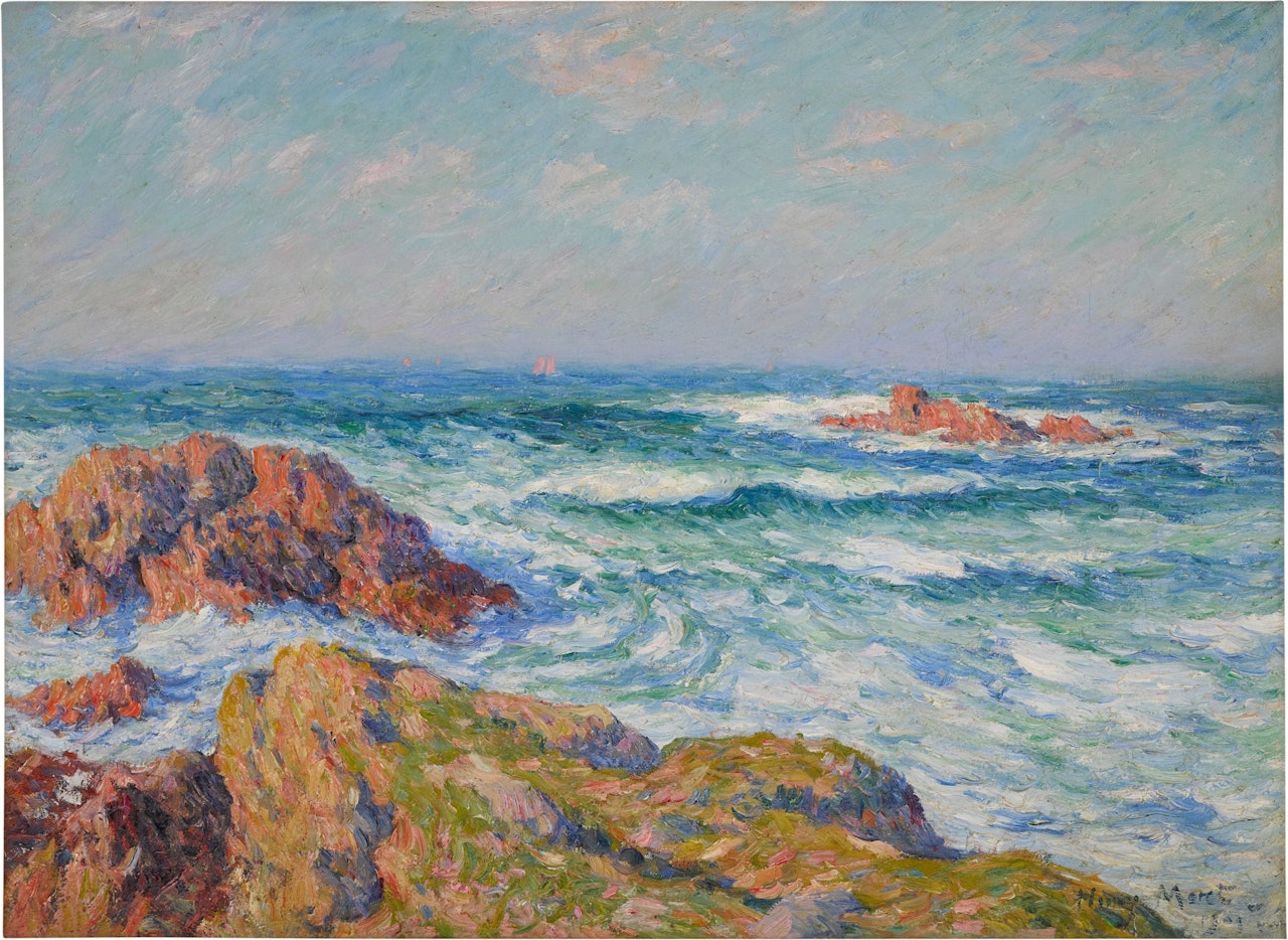Port Donnant, Belle-Île en Mer by Henry Moret
