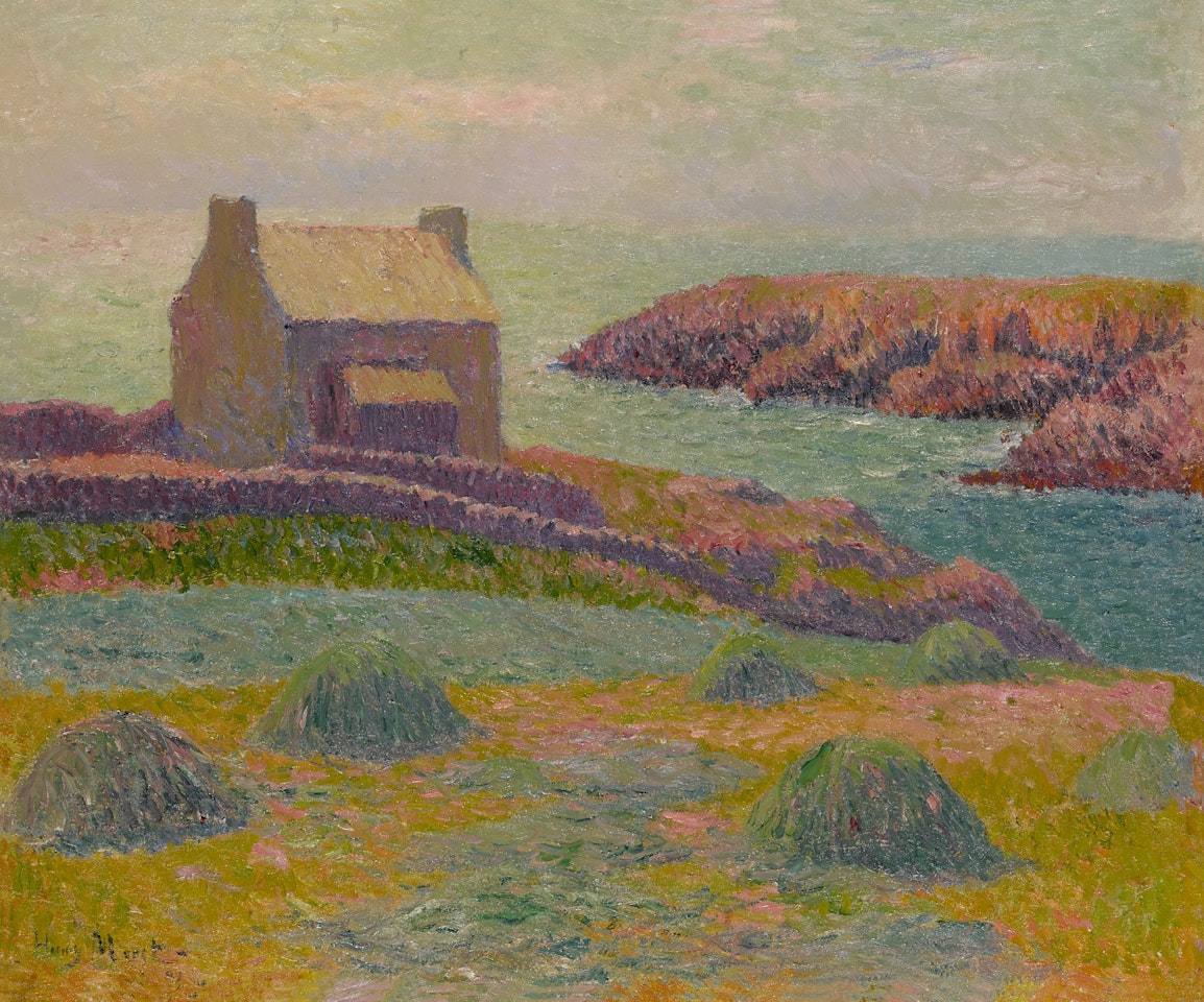 La Maison des douaniers, fin d'après-midi by Henry Moret