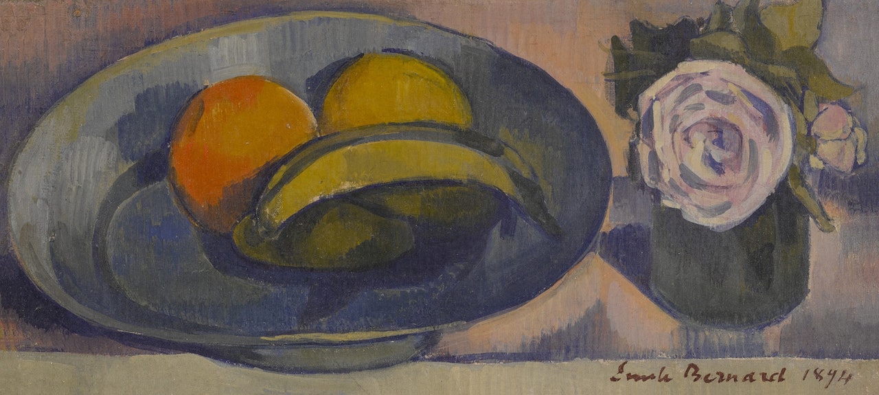 Nature morte à la banane by Emile Bernard