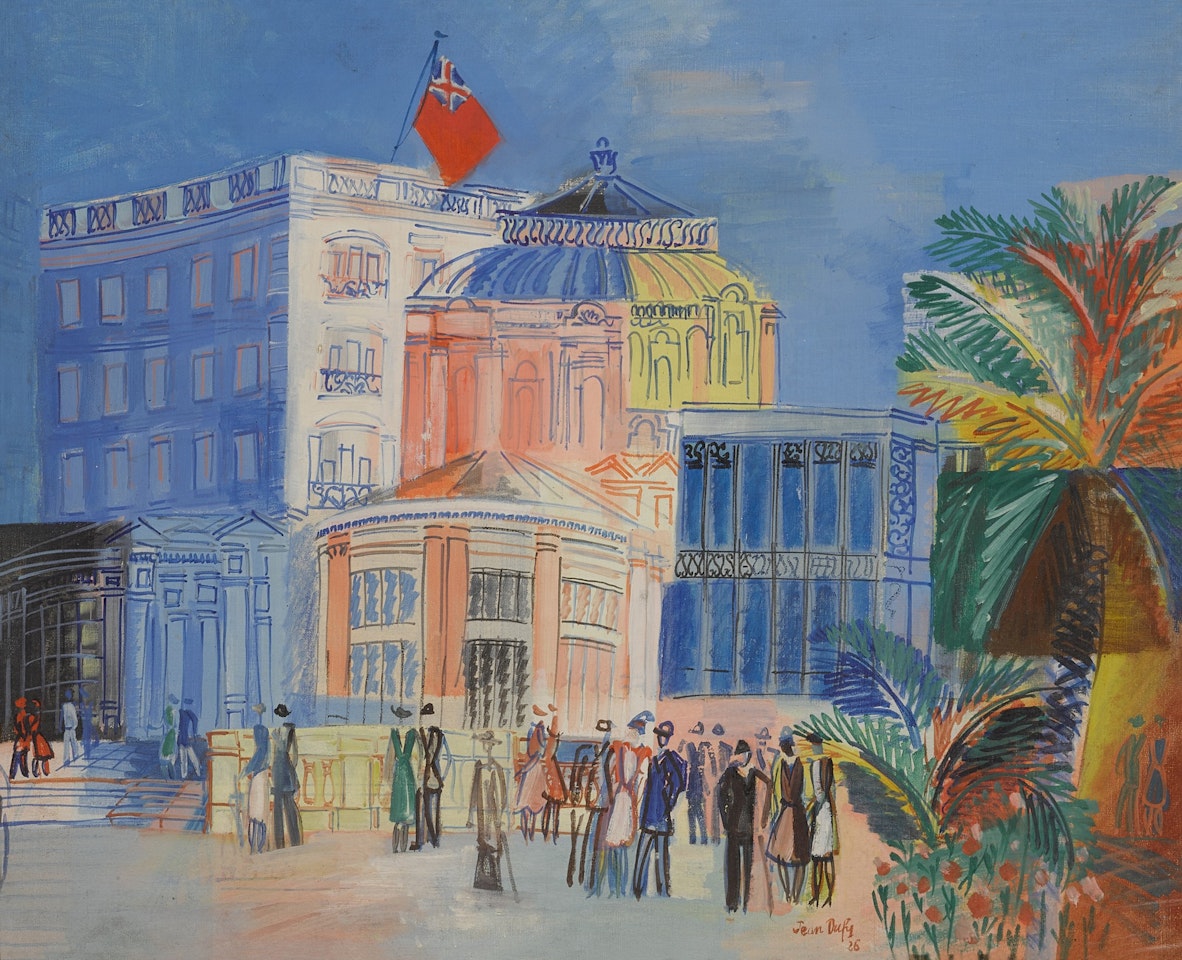 Beaulieu-sur-Mer, l’Hôtel Bristol by Jean Dufy