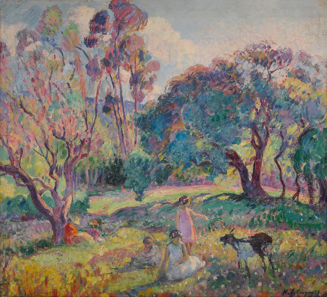 Le Repos sous les arbres by Henri Lebasque