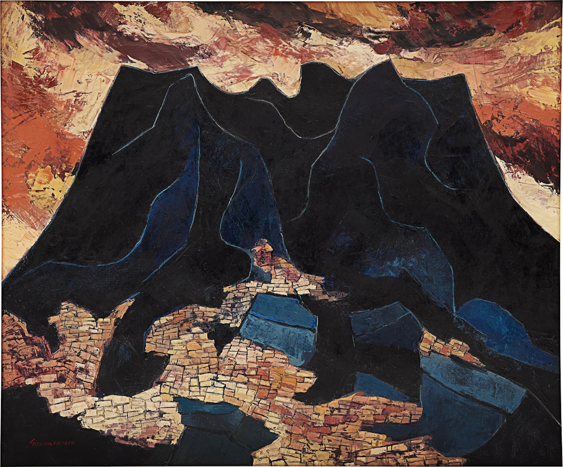 Paisaje de Quito by Oswaldo Guayasamin