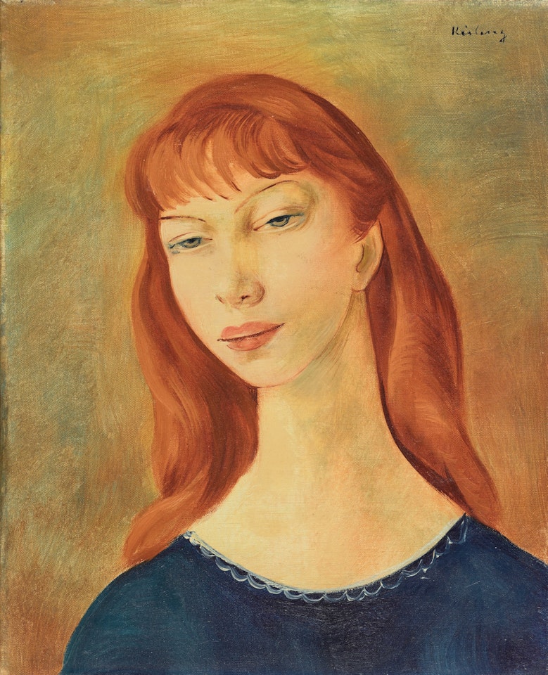 Tête de femme by Moïse Kisling