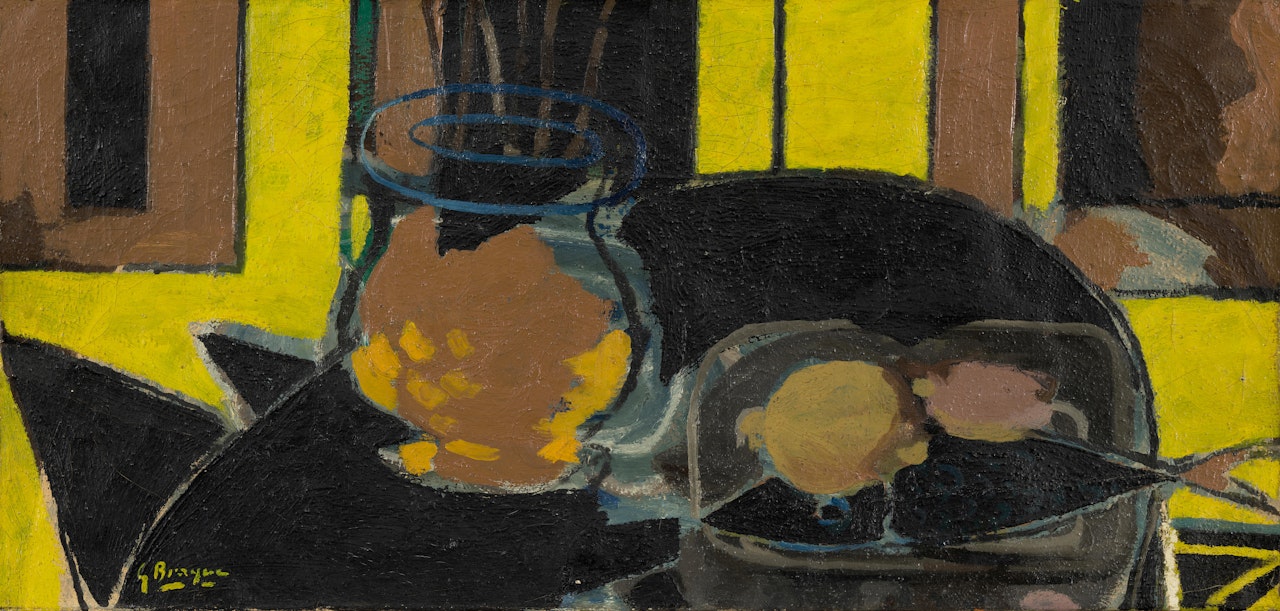Nature morte au poisson et citrons by Georges Braque