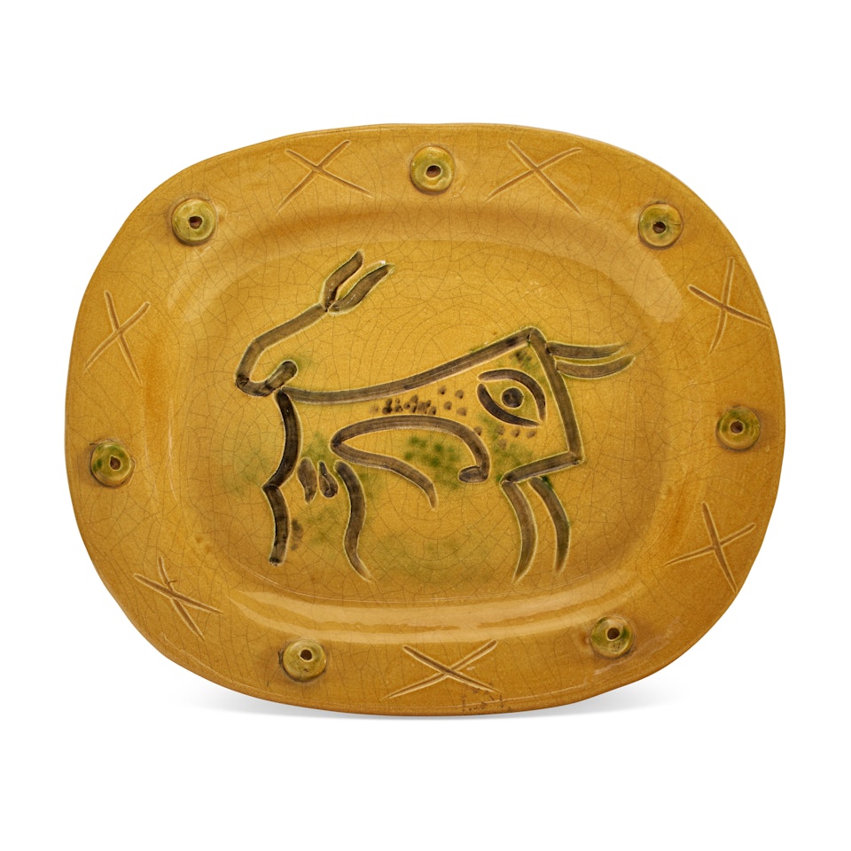 Taureau gravé (A.R. 32) by Pablo Picasso